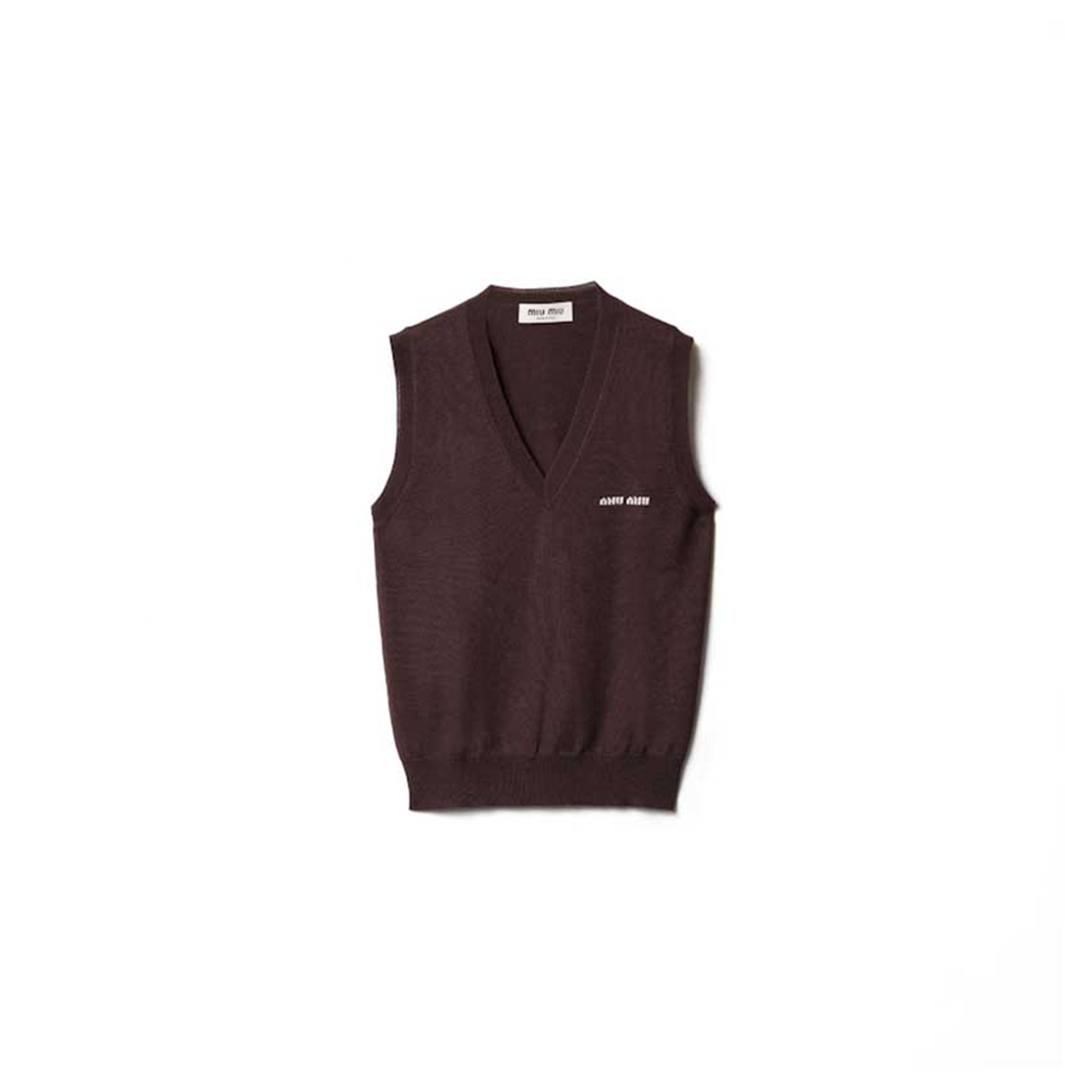 MIU MIU WOOL SWEATER VEST MMV209